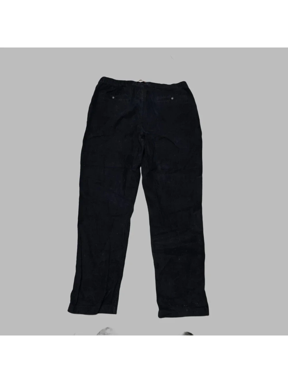 J Crew Pants Mens  Navy Blue Corduroy Chino Belted Straight Leg Cords L